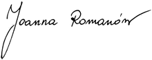 podpis Joanna Romanów